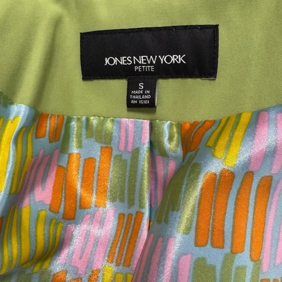 Jones New York Petite lime green jacket (Small) - Picture 12 of 12
